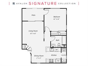 Sunnyvale Apartments In Santa Clara County Avalon Silicon Valley 1 Bedroom Bath 700 Sq Ft