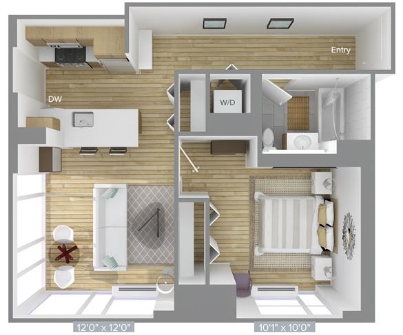 Small Apartment 55m2: A Guide to Maximizing Space and Style