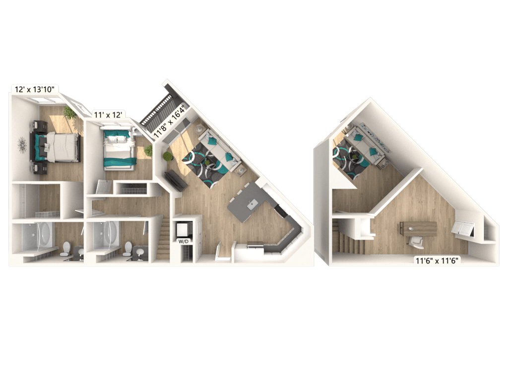 B3L - Renovated Package I floor plan