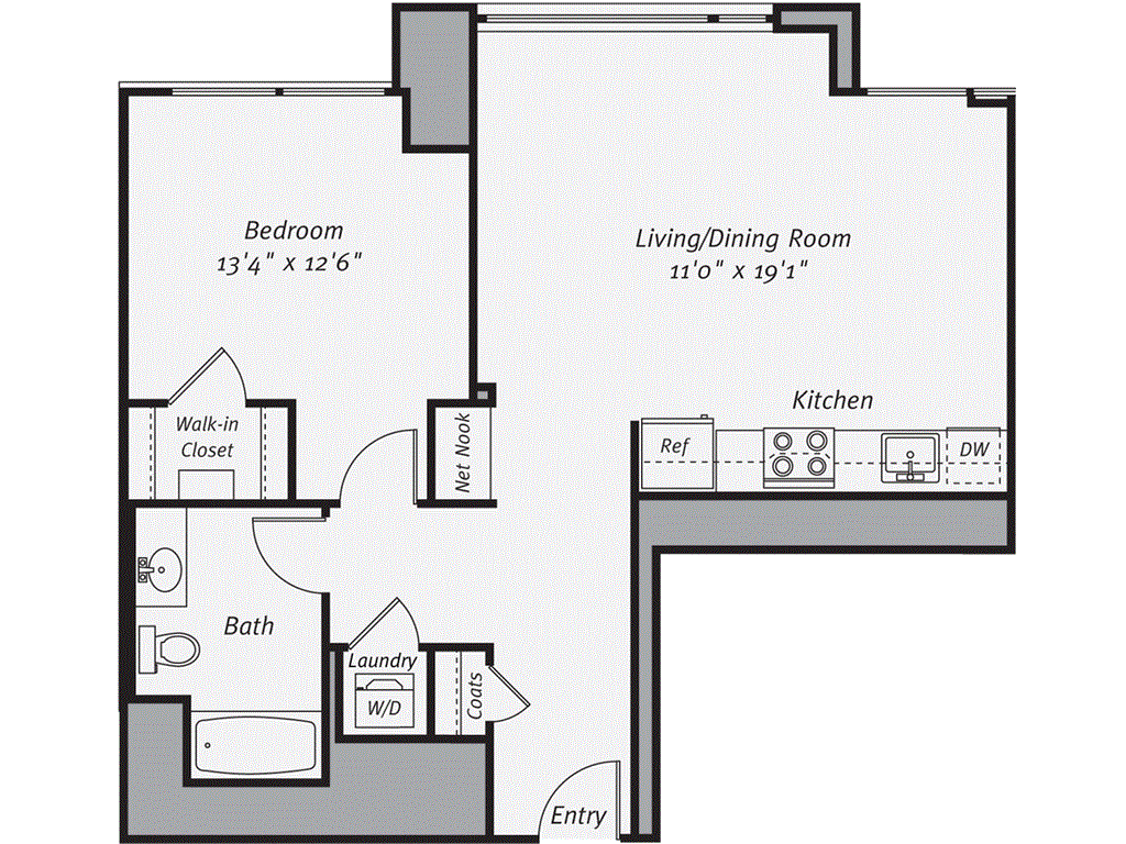 A2CH floor plan