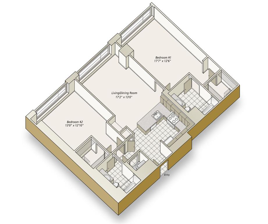 B4-1250 floor plan
