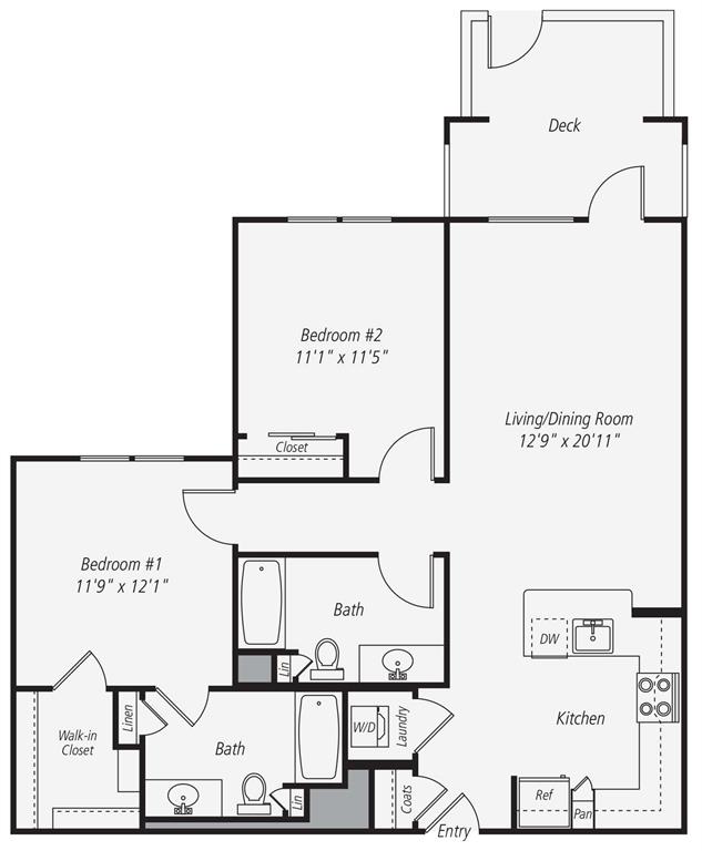 B1-121 floor plan