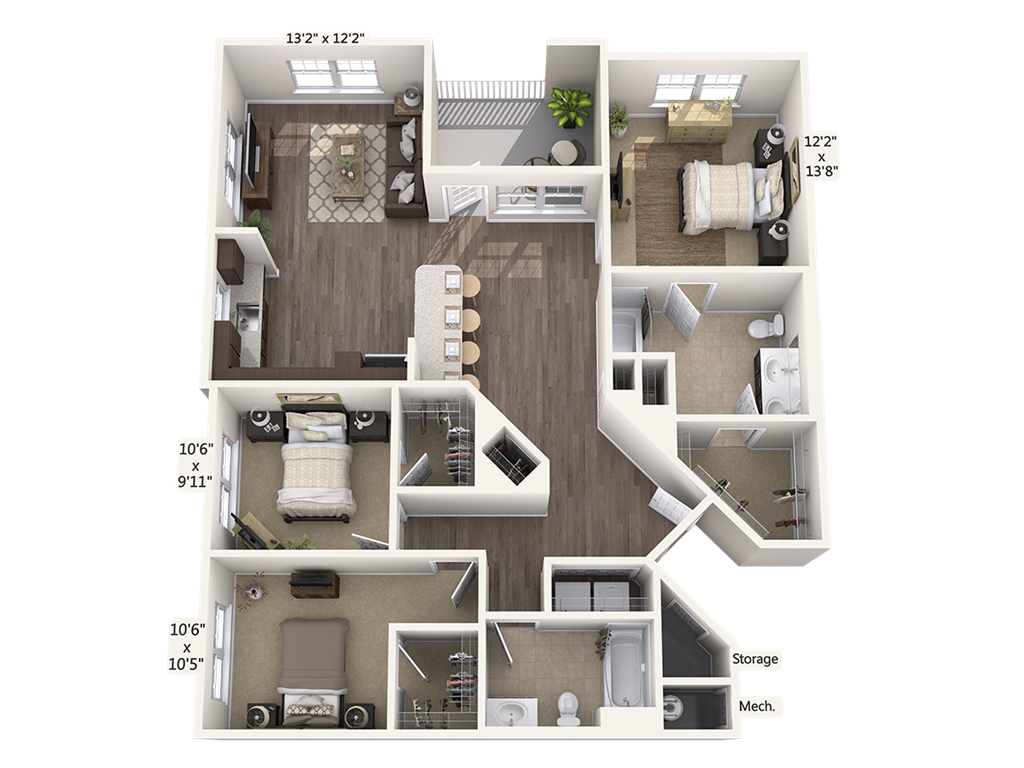C1 floor plan