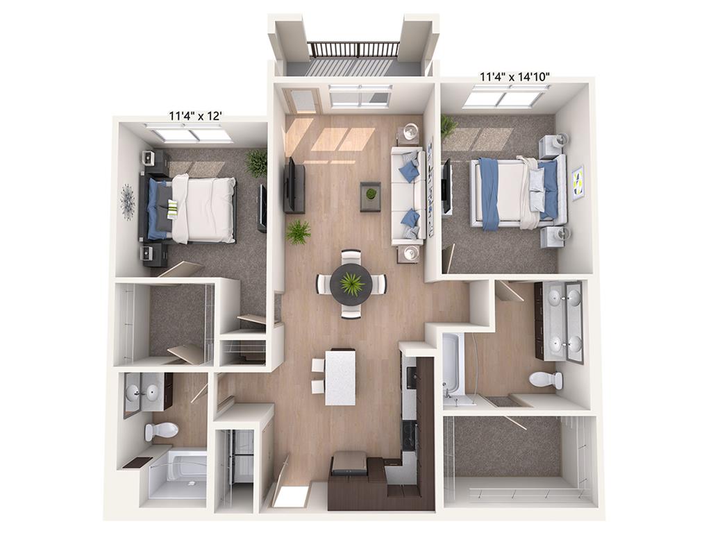 B10-F-Esp floor plan