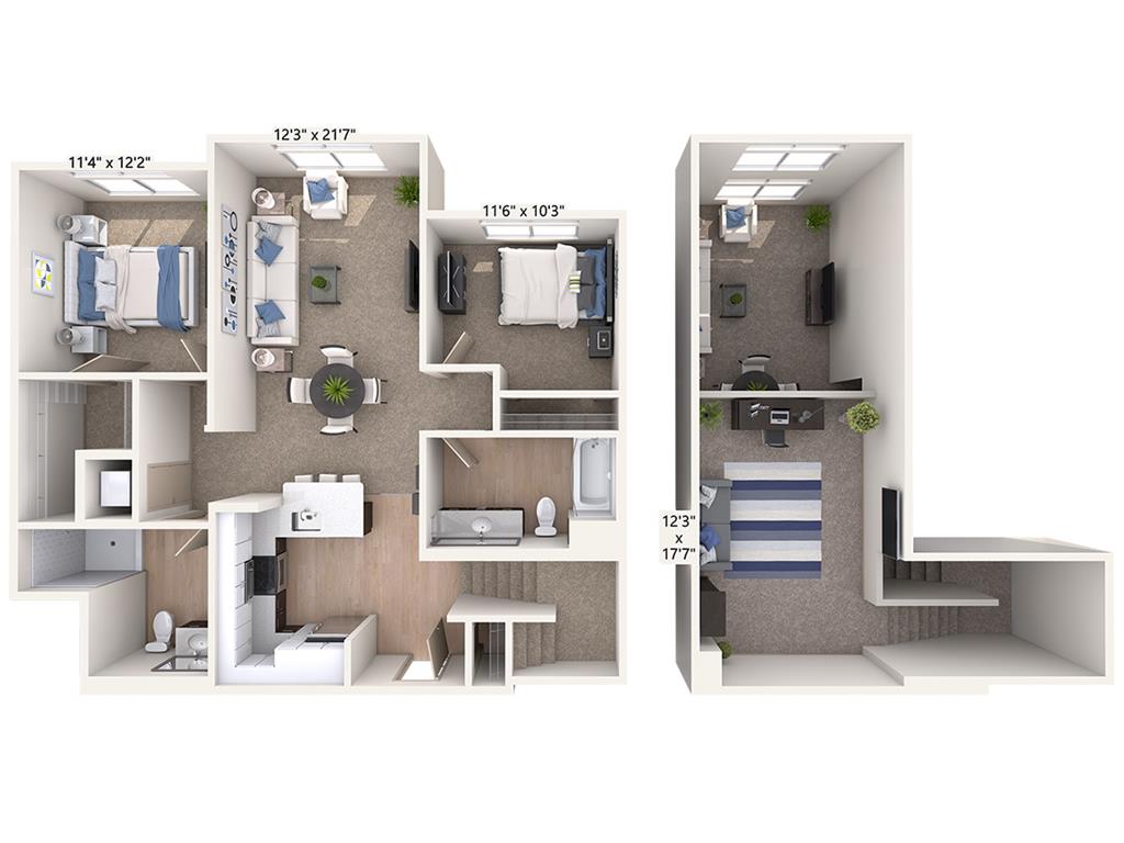 B14L-B-Two floor plan