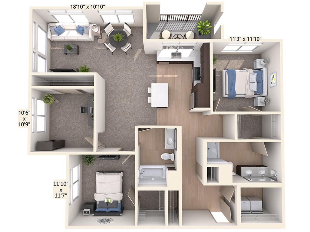 B16-E-Esp floor plan