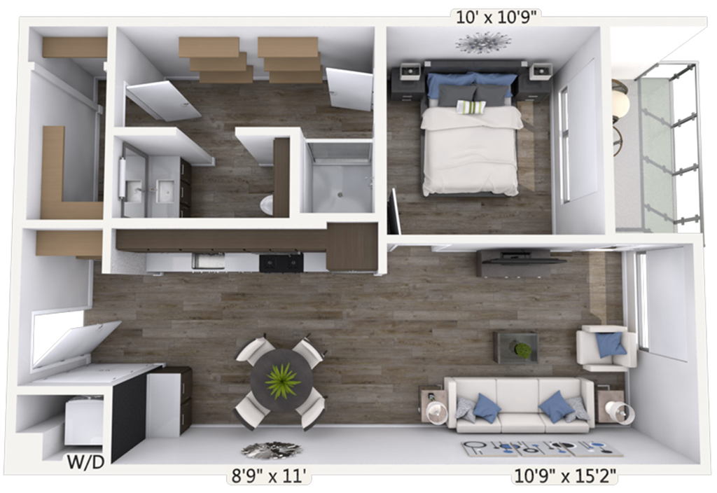 A3_Unit 552 floor plan