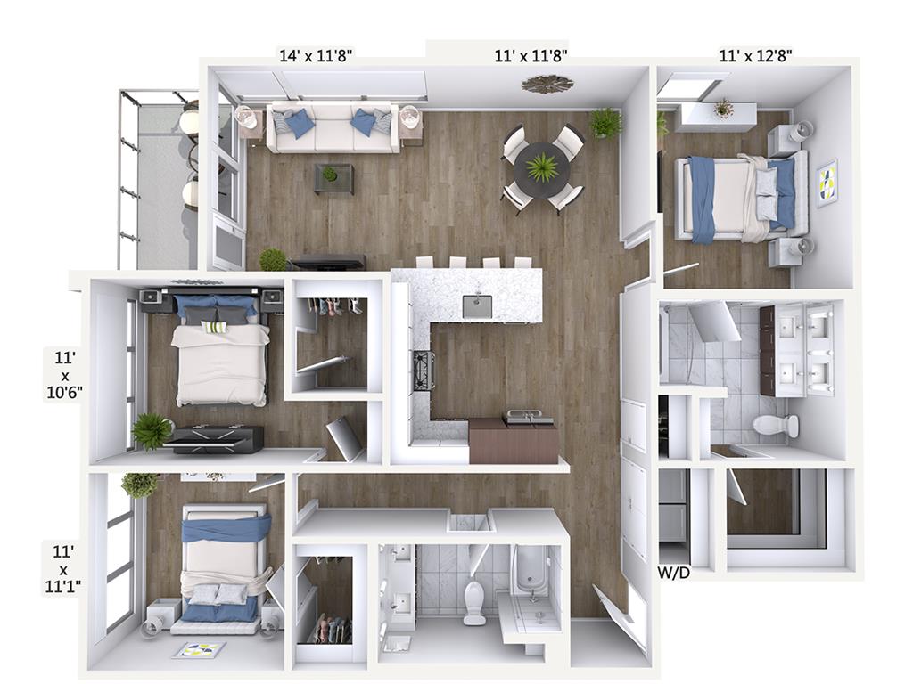 C1-1370-Sig-Bal floor plan