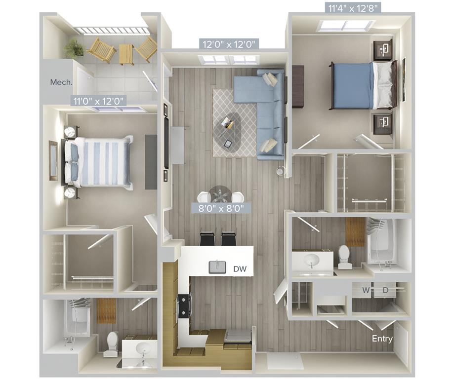 B2-1130-1-Gar floor plan