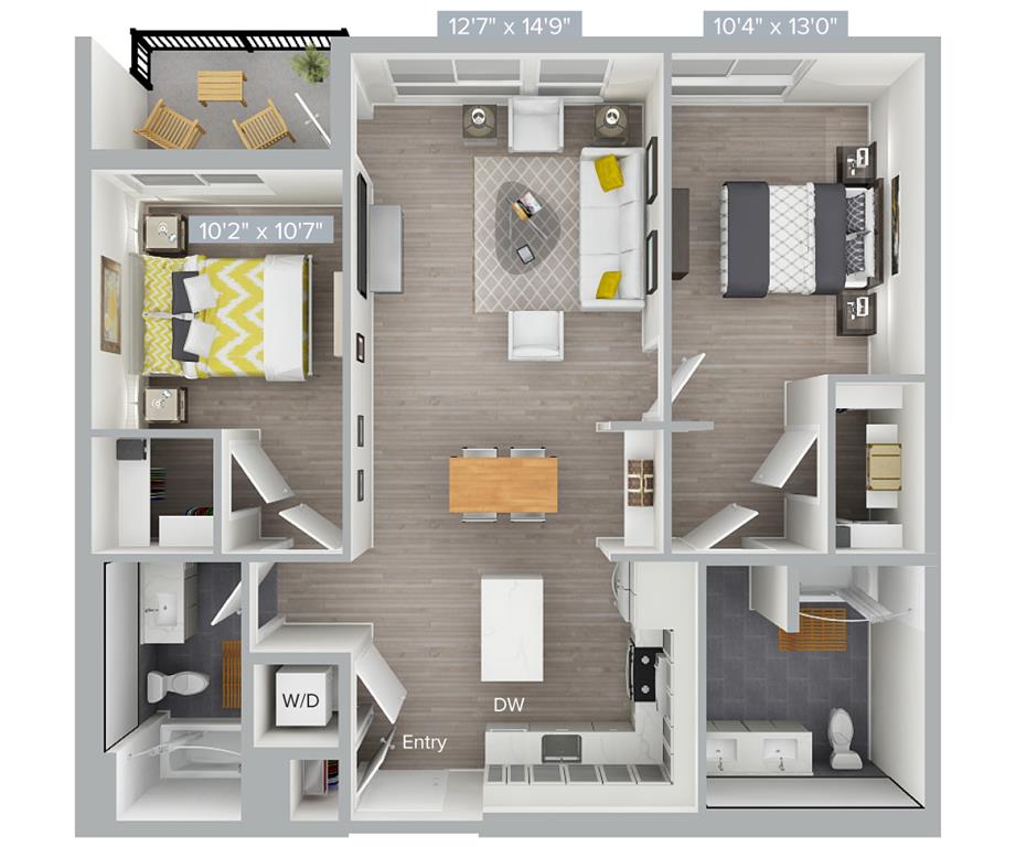 B15S-1077SF-B2-2 floor plan