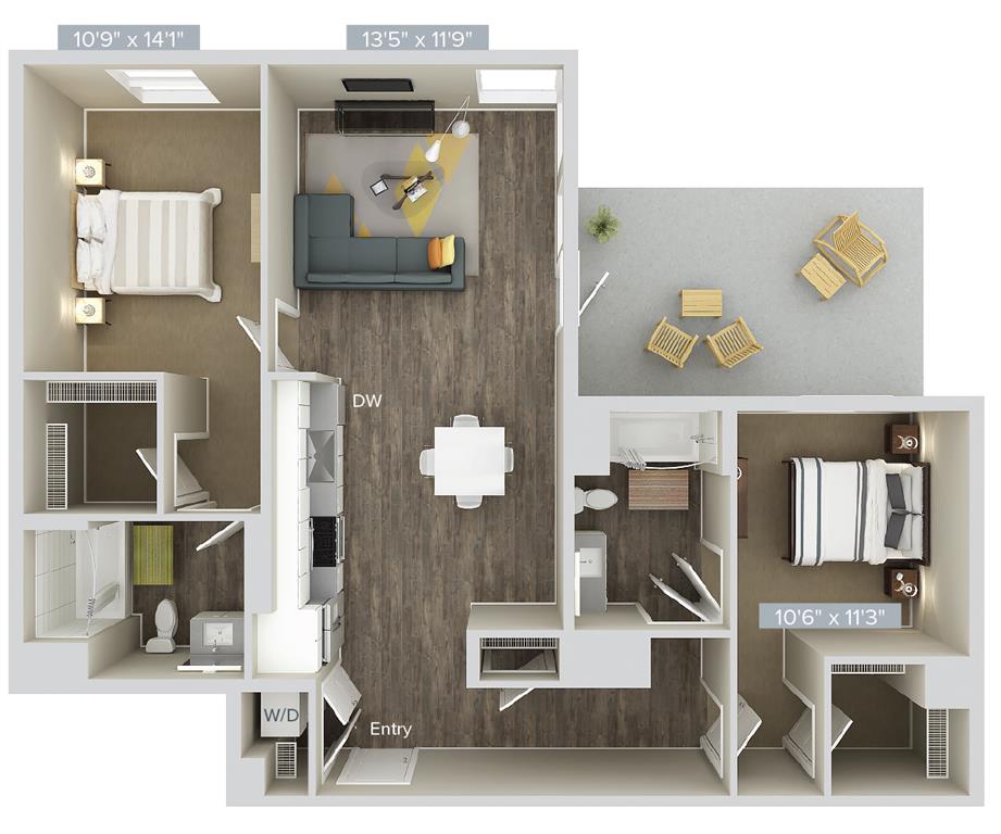 B21-1161-1418 floor plan