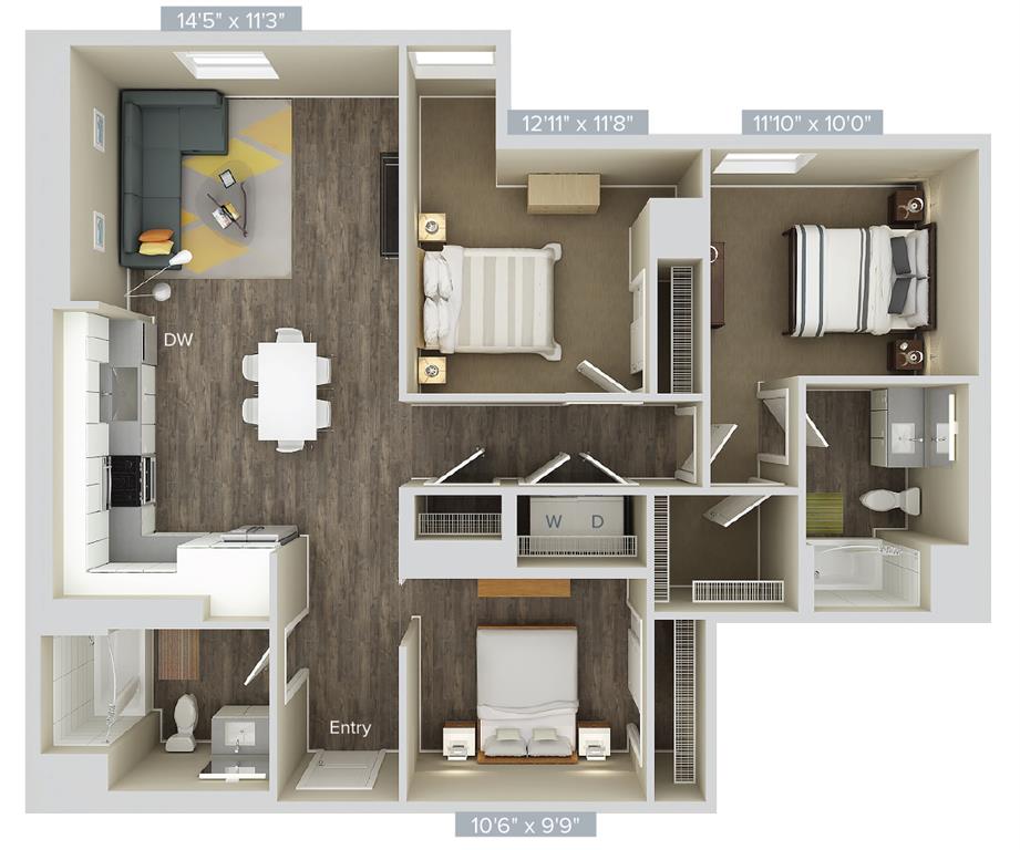 C1-1240 floor plan