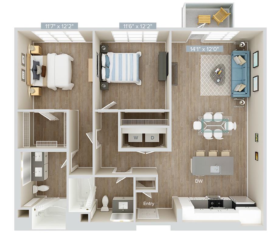 B5U-1213 floor plan