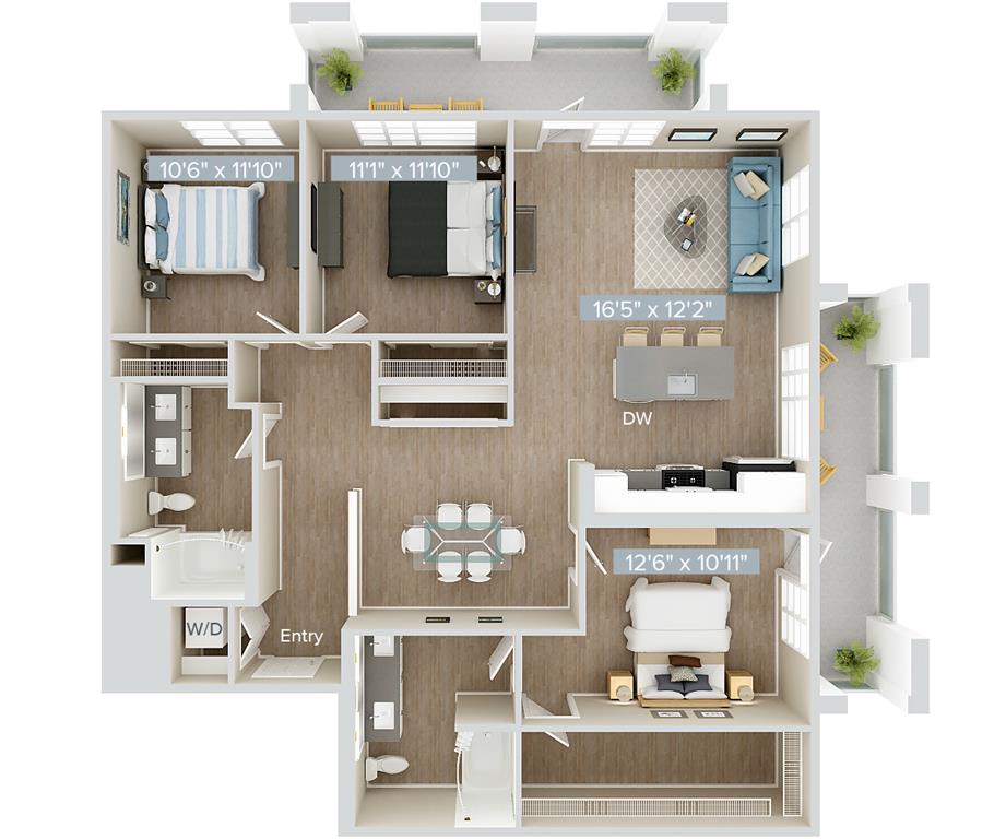 C2U-1501 floor plan