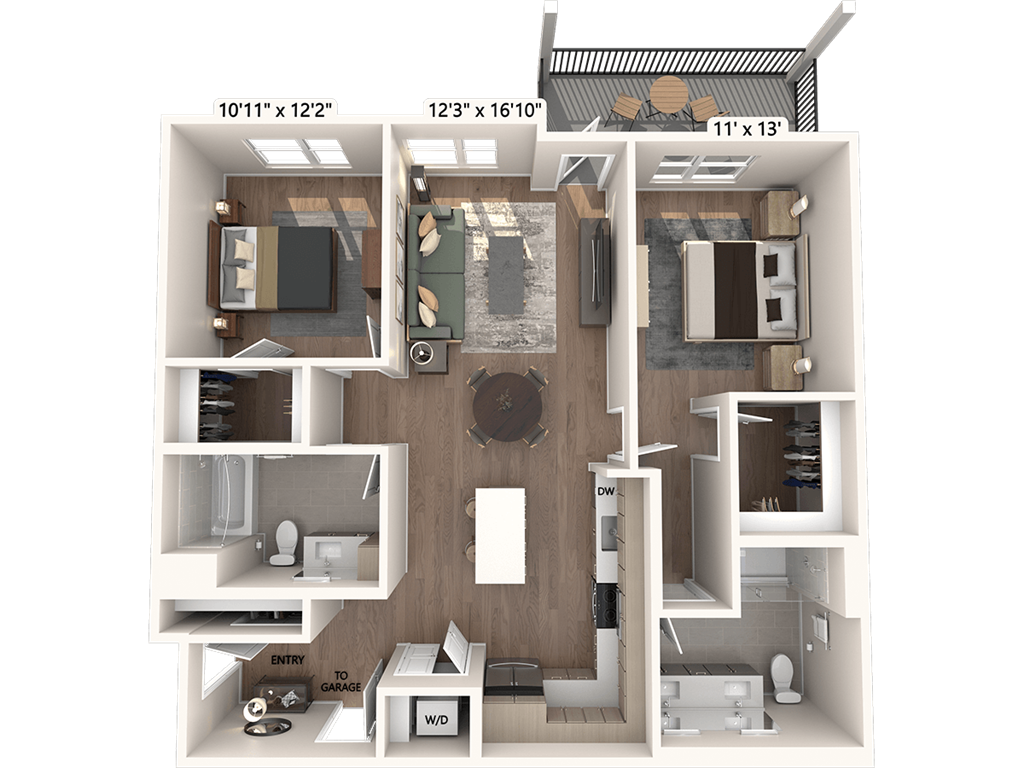 B3U floor plan