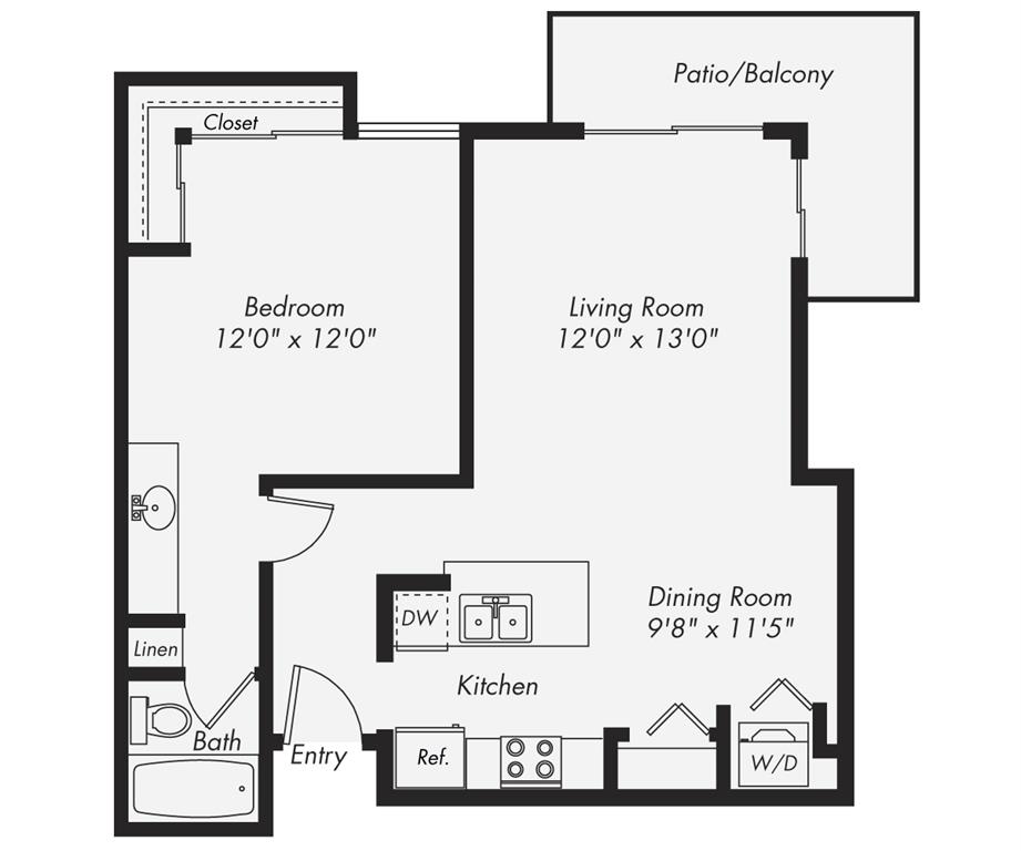A3-WD floor plan