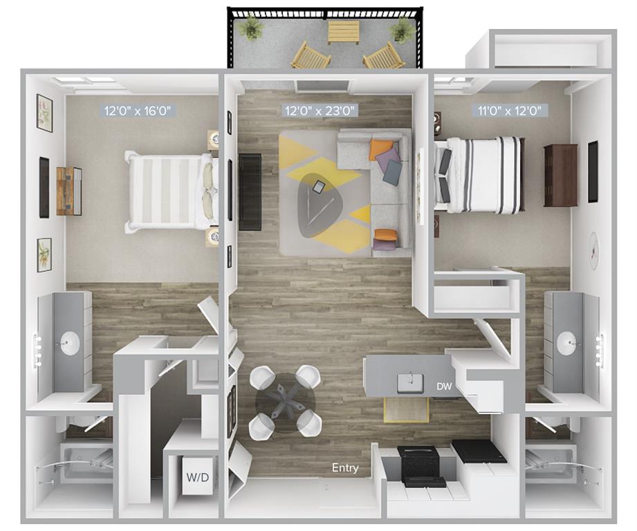 B1-988-1-WD floor plan