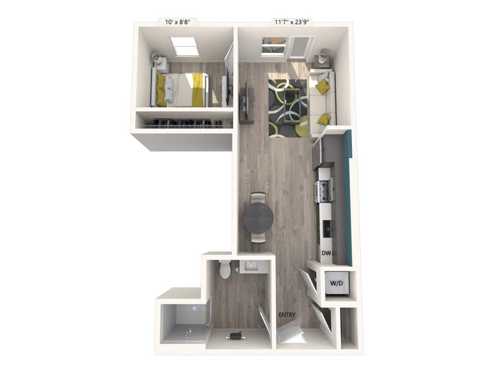 AM1-FinishII-Unit214 floor plan