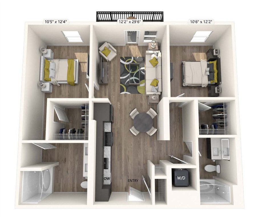 BM2-Upgrade-1027sf floor plan