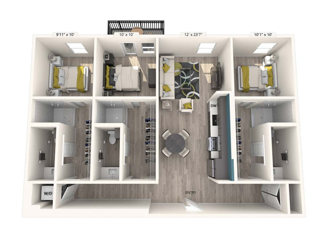 C6V-FinishII-Unit661 floor plan