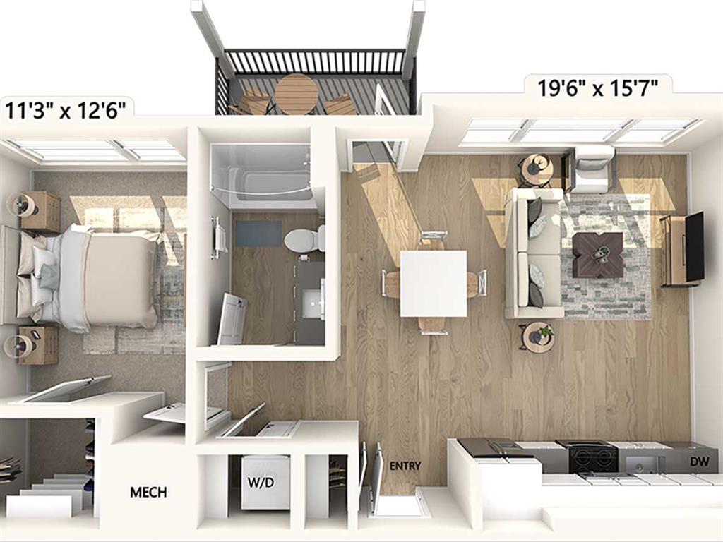A6 floor plan