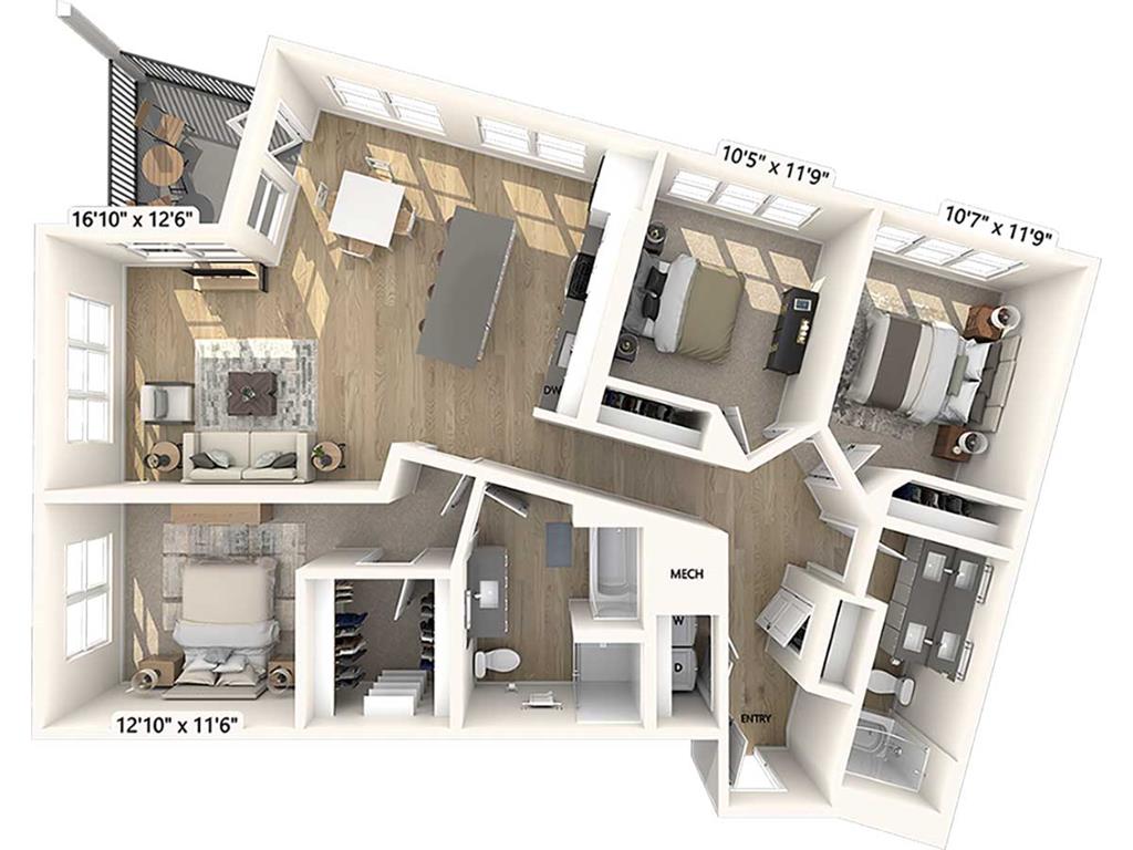 C2a floor plan