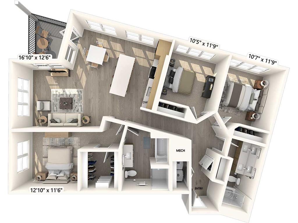 C2 floor plan