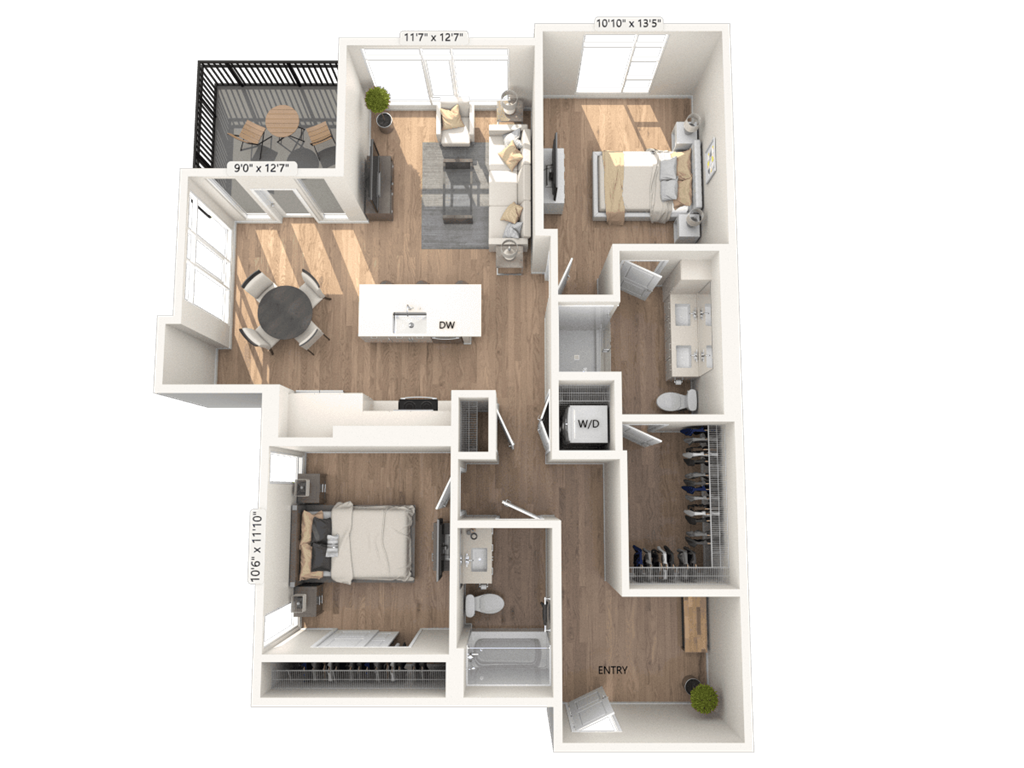 B4-FP2 floor plan