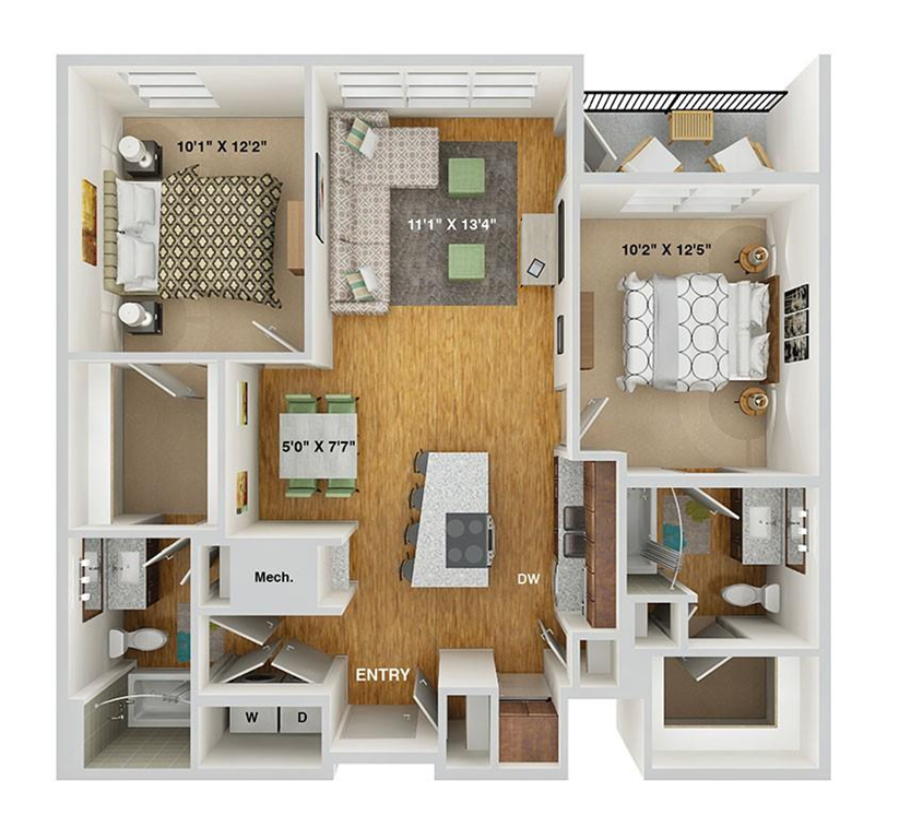 B2 floor plan