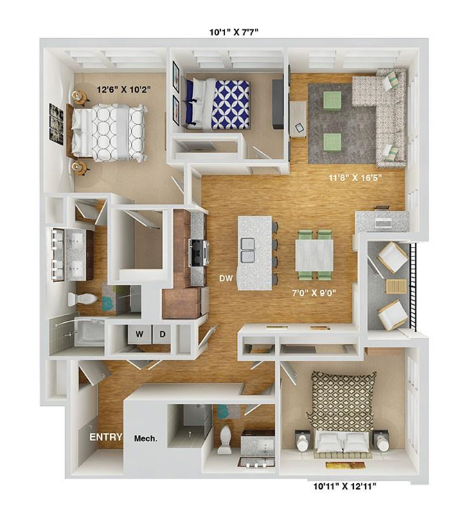 C1 floor plan