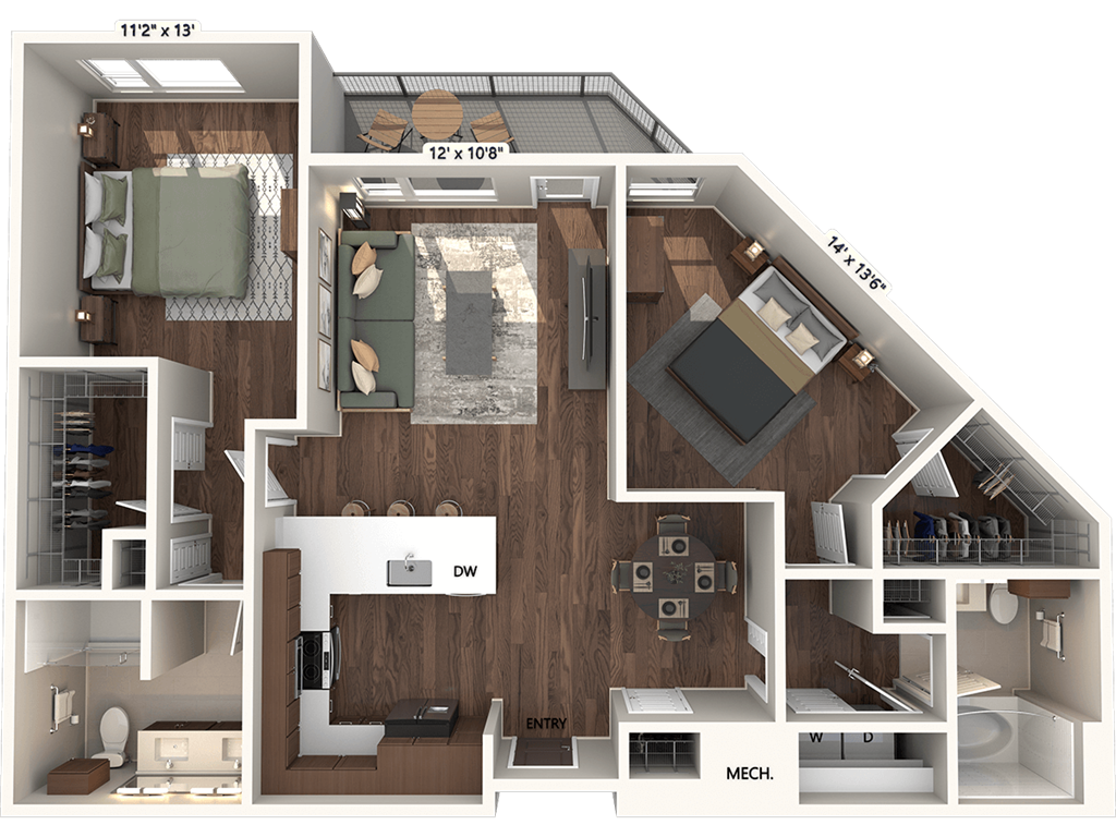 B3 - Finish Package 1 floor plan