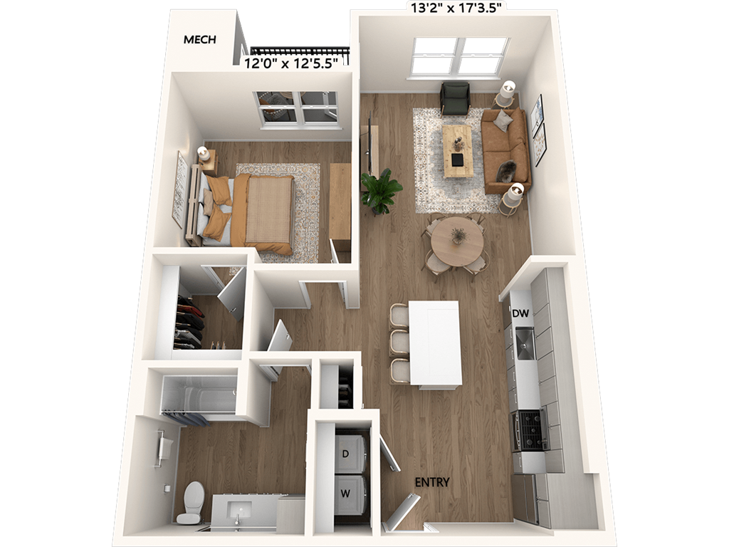 A2-810-Scheme III-Bath floor plan