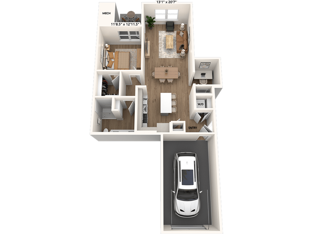 A3 Den-Direct Garage-952-Scheme III floor plan