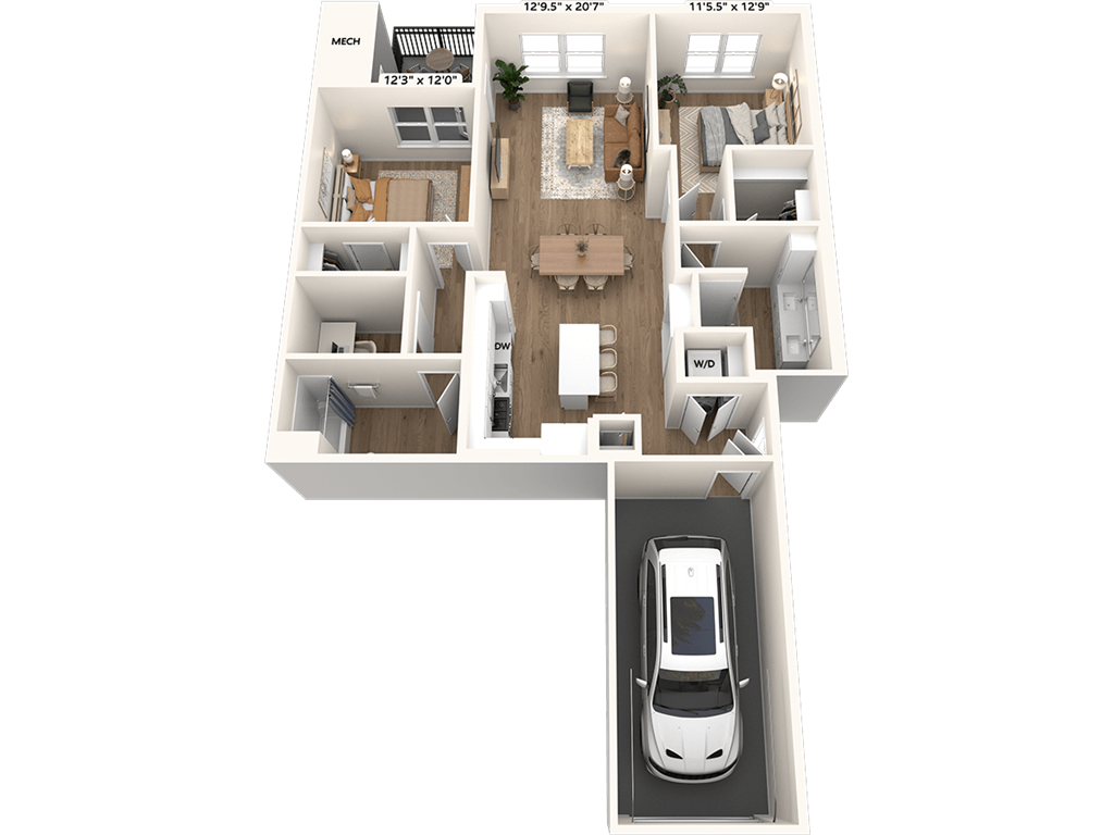 B3 Den-1238-Scheme I floor plan