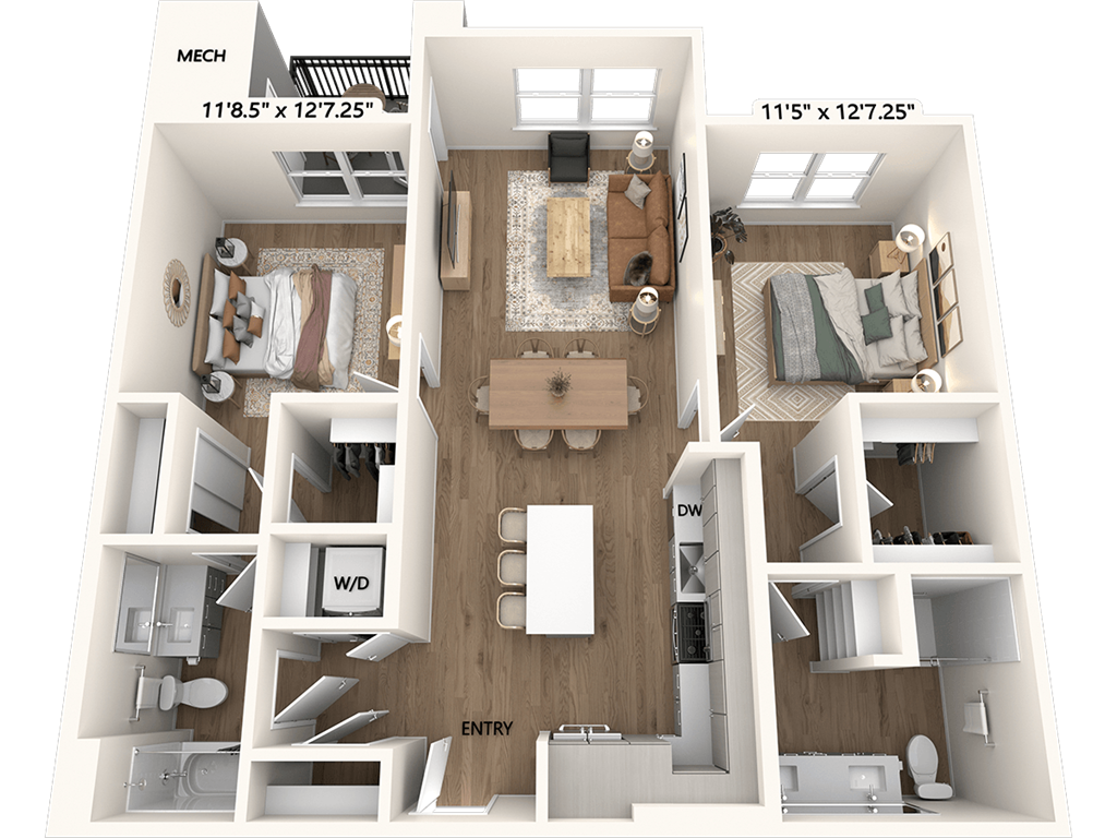 BM08-1095-Scheme III floor plan