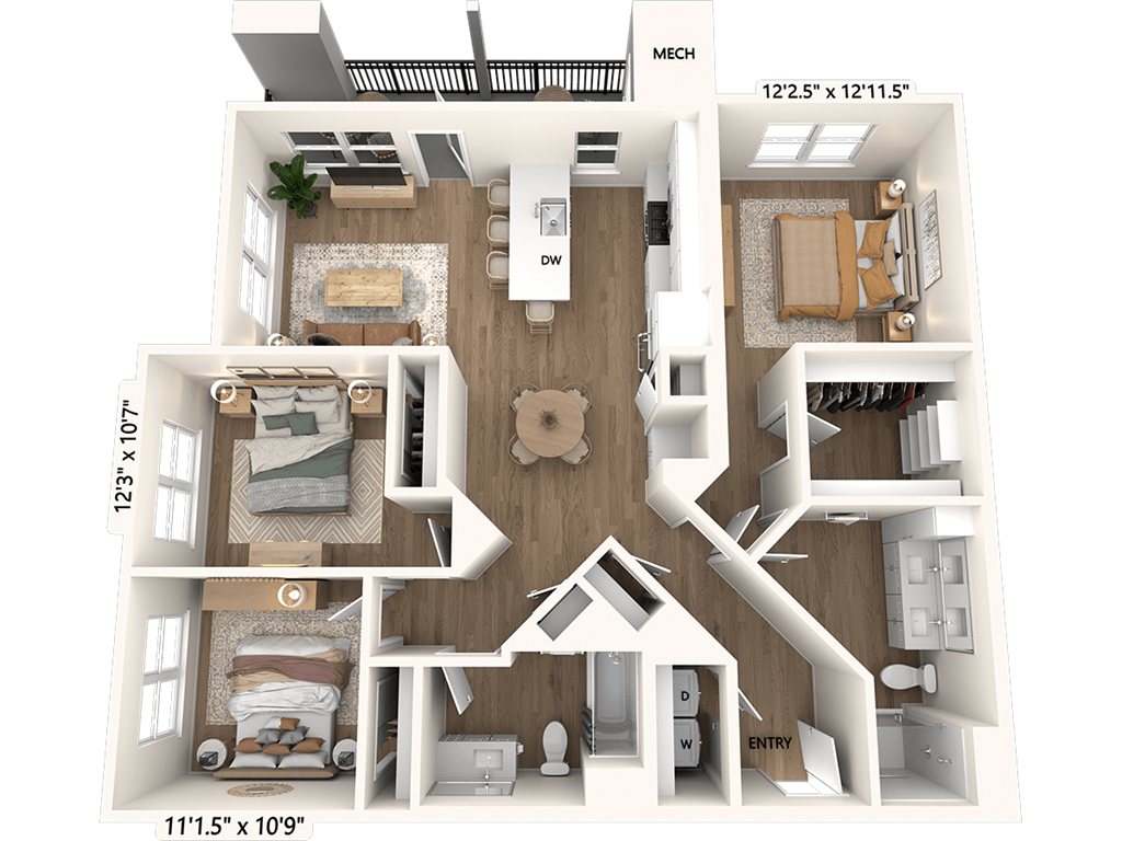 C2-TypeB-OptionB-Scheme-1 floor plan