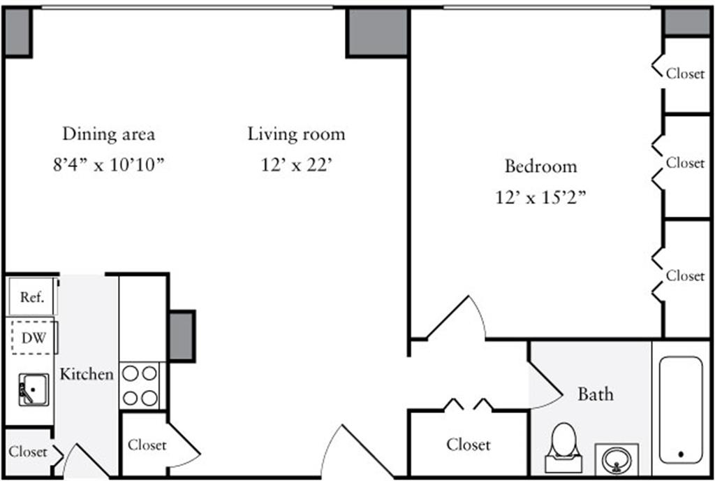 A1-960sq-Tier20 floor plan