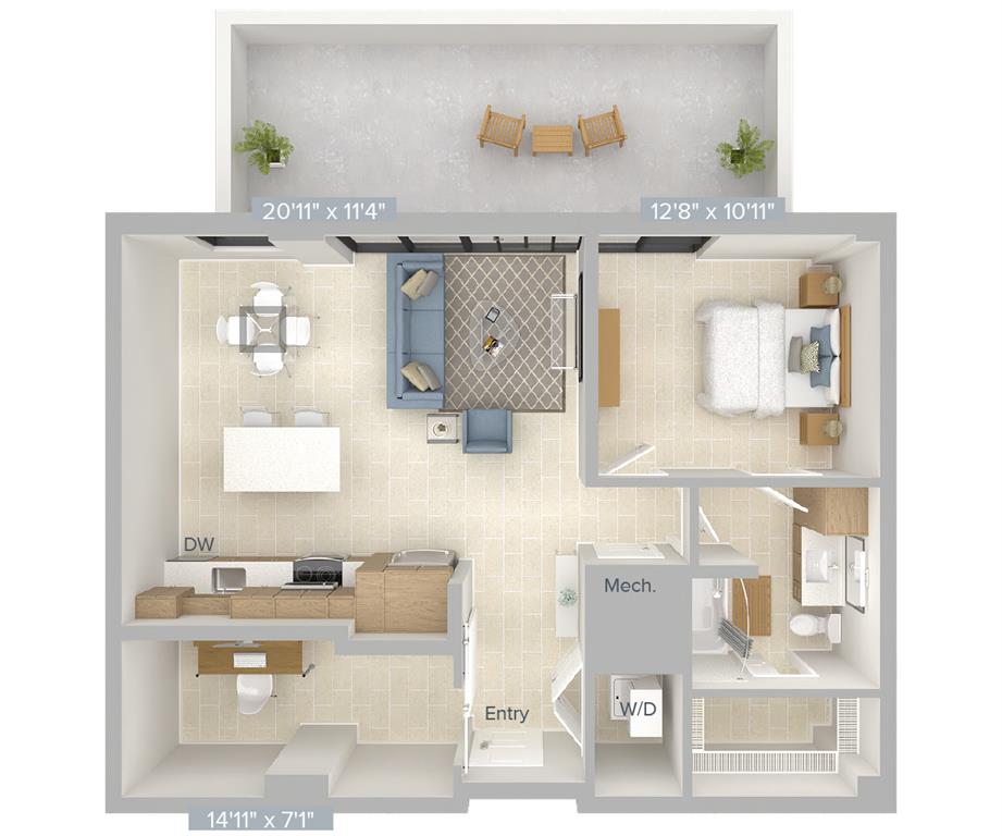 A11D-1FLR-939 floor plan
