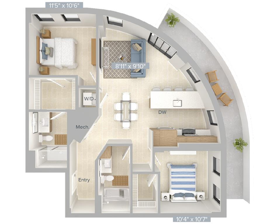 B5 floor plan