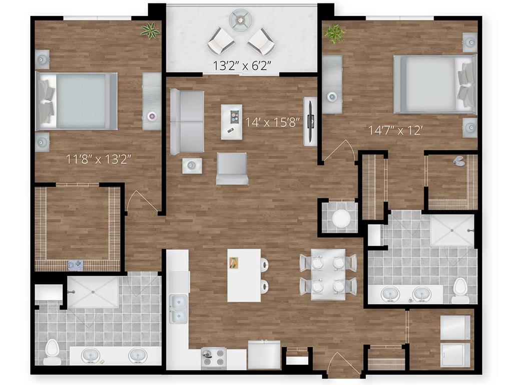 B2 floor plan