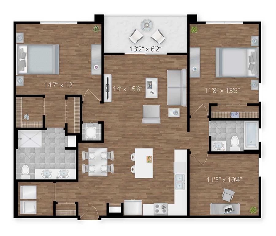 B3D-AP floor plan