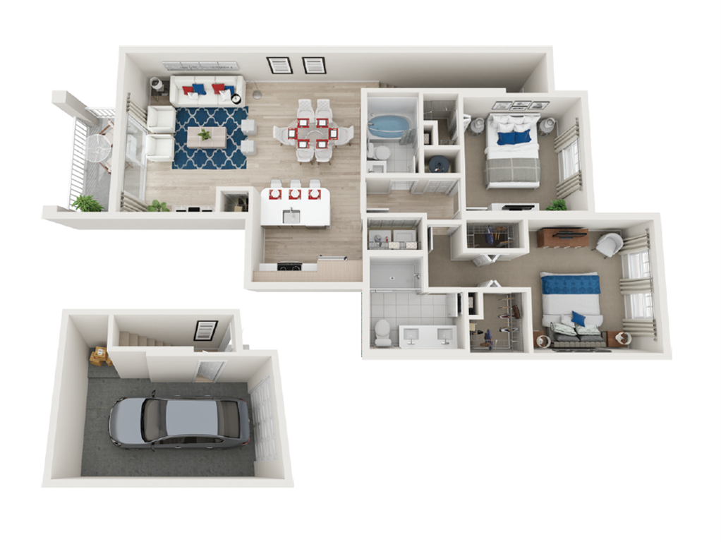 B7-1172sf-garage floor plan