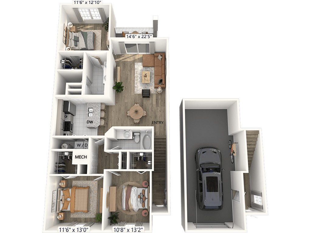 C1-garage floor plan
