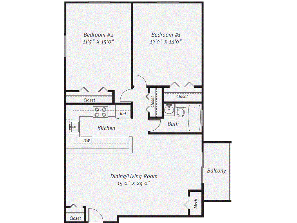 B5R-1000 floor plan