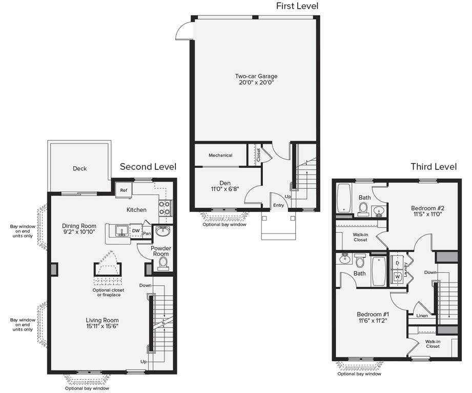 B13TD floor plan