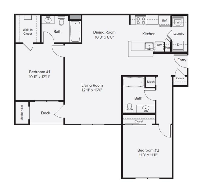 BF3-1073 floor plan