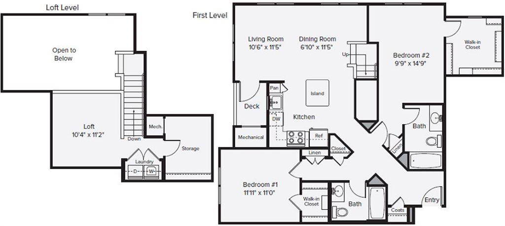 B2L-1445 floor plan