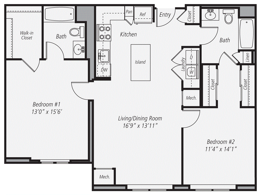 B1P-1061 floor plan