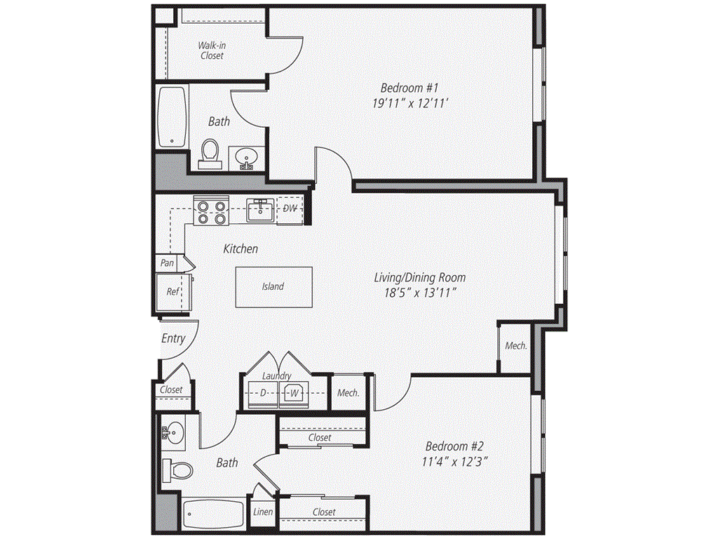 B3-1132 floor plan