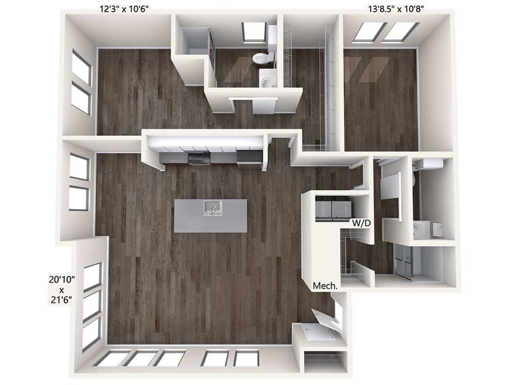 B6-upgraded floor plan